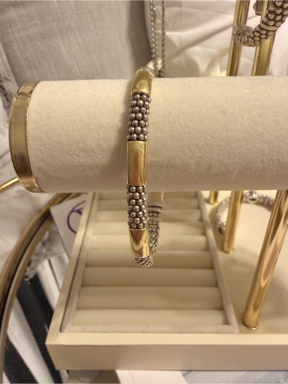 LAGOS High Bar Two-Tone Station
Caviar Bracelet | 6mm